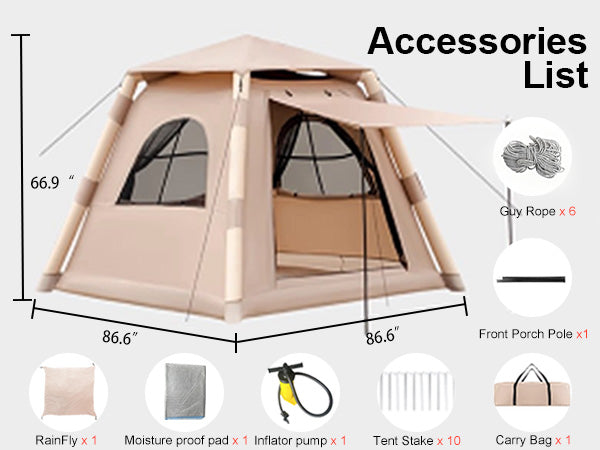 Outdoor Tent 2-4-person