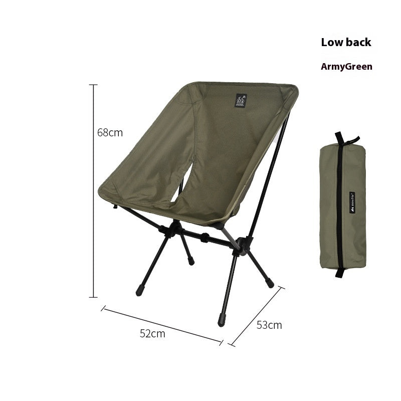Foldable Alloy Moon Chair