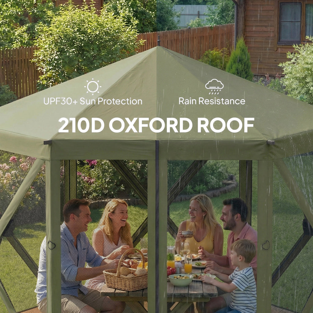 10 x 11 ft Pop Up Gazebo Screen Tent