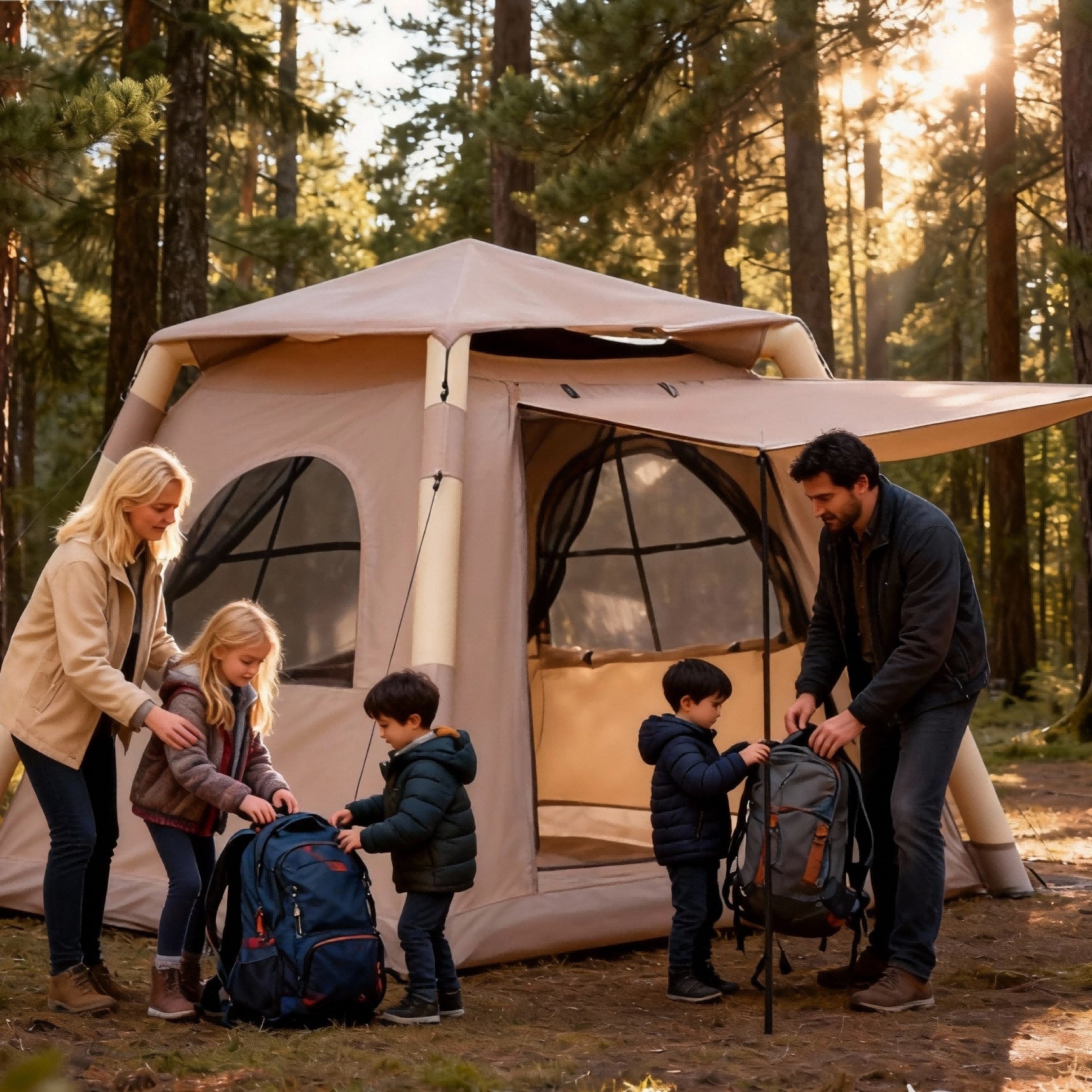 Outdoor Tent 2-4-person