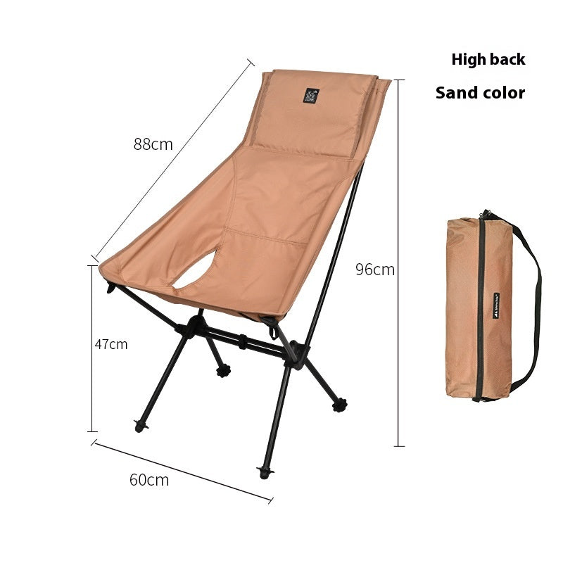 Foldable Alloy Moon Chair