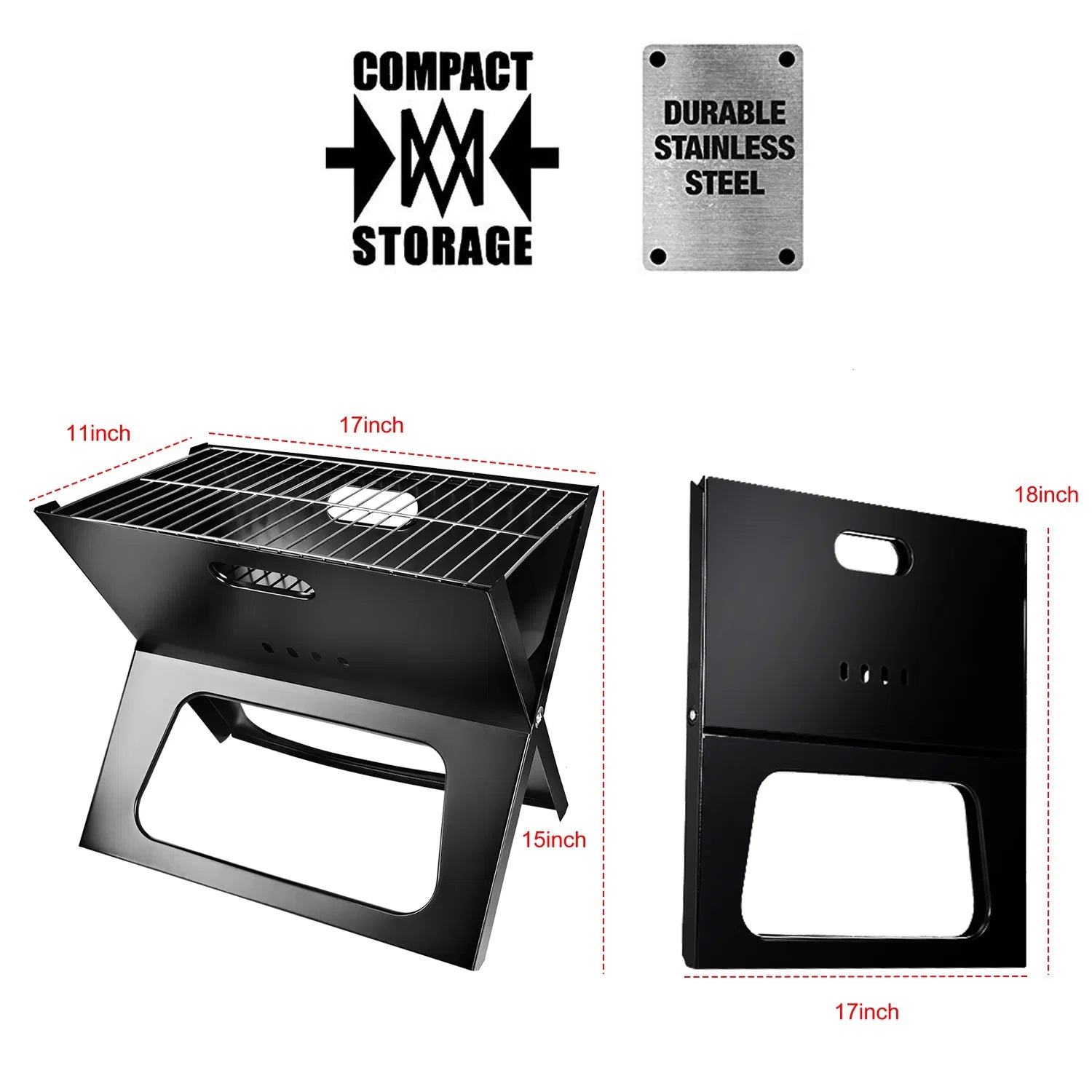 Foldable BBQ Grill